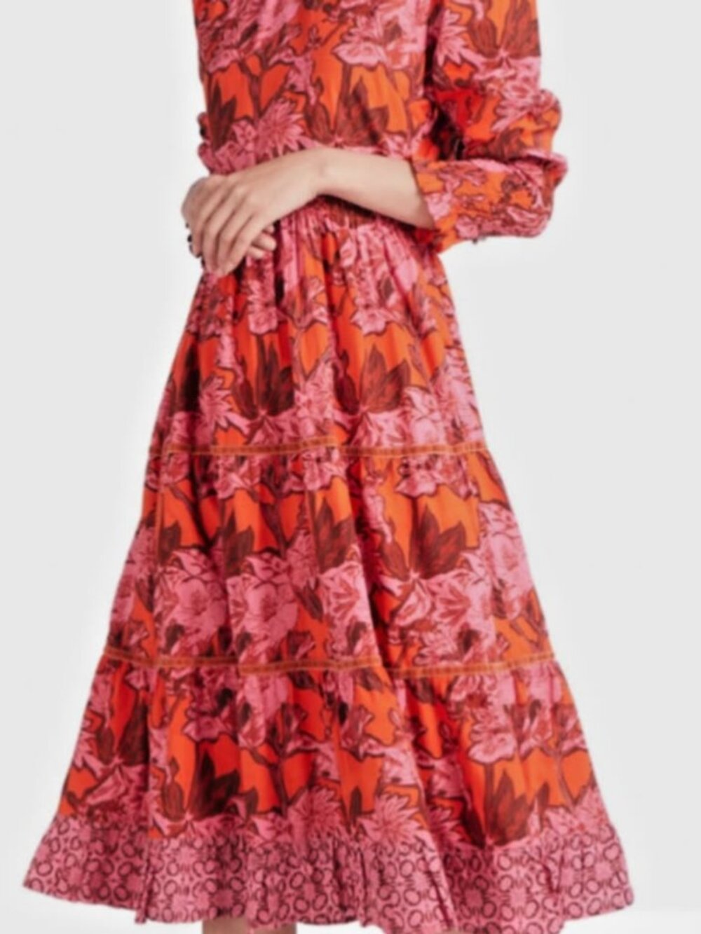 Ro's Garden Cecile Guadalupe Tiered Maxi Dress